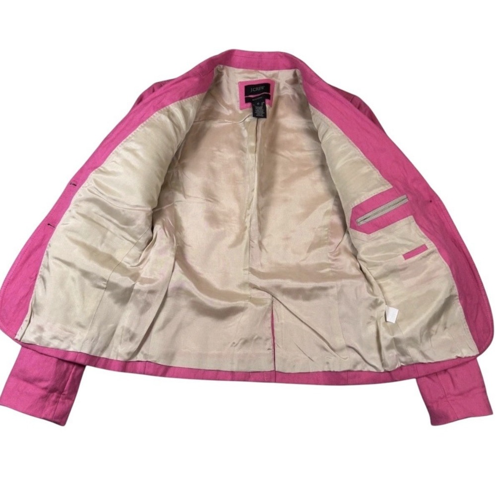 J.Crew Schoolboy Blazer 4 Pink Tailored Jacket Preppy - Picture 4 of 8